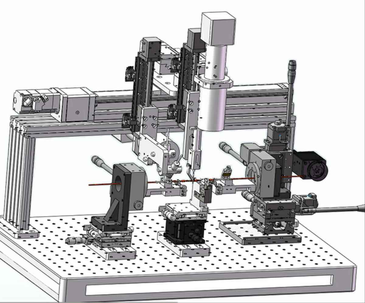 Venus-CE 同轴扩束件自动耦合设备